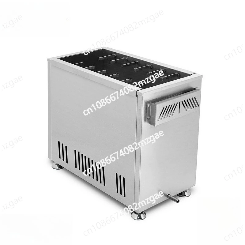 Gas Cheese Hot Dog Fryer Electric Fryer Deep Cylinder Fryer Pulp Brushed Hot Dog