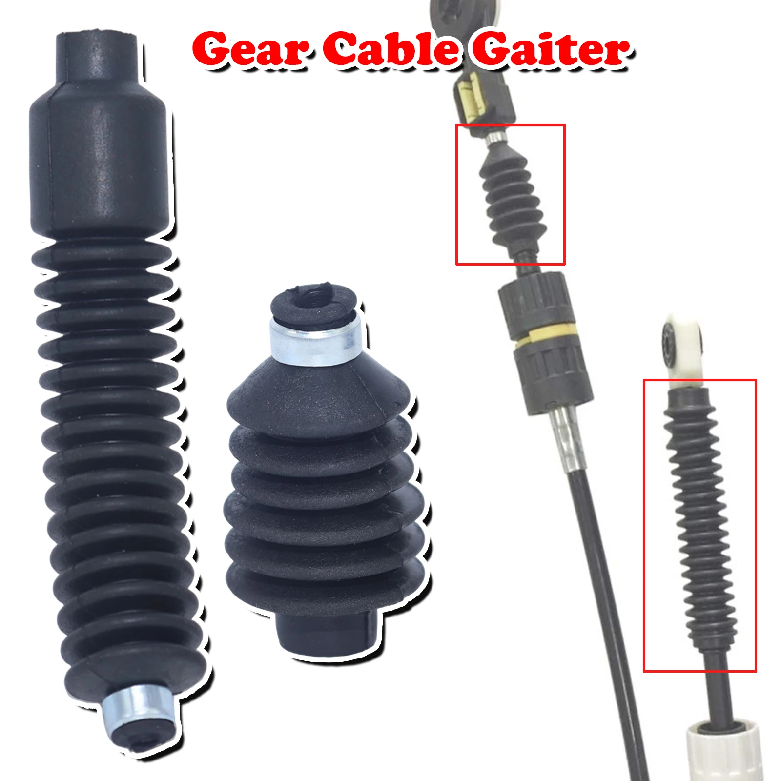 

5 Speed IB5 manual Gear Cable Lever Joint End Sealing Gaiters For Ford Focus Fiesta C-Max Fusion Linkage Connect Sleeve Bushing