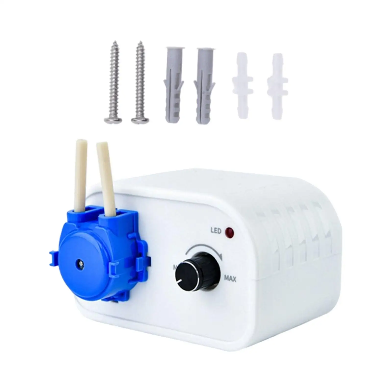 Practical Mini Peristaltic Pump High Performance Professional 19~65ml/Min for Industrial Lab Aquarium Nasal Feeding EU Plug