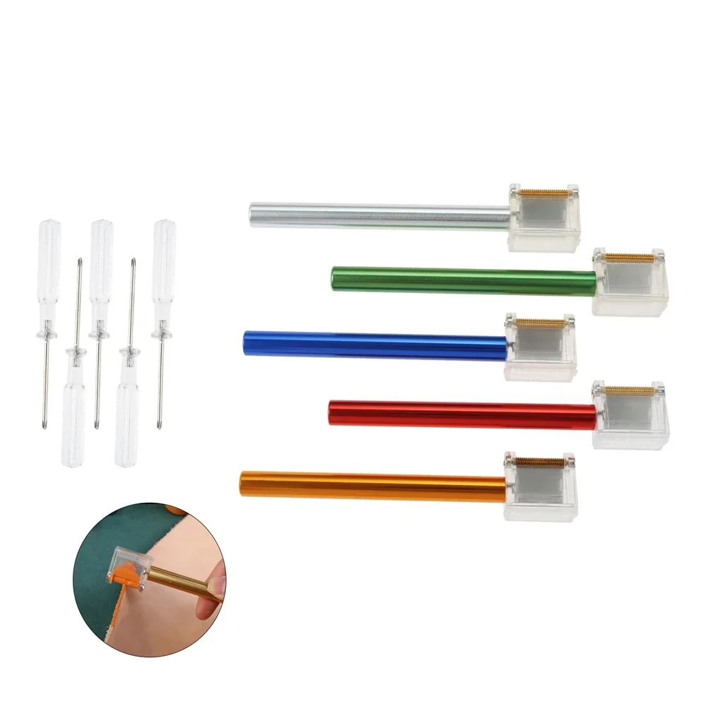 1Pc 12.5cm Leather Edge Oil Roller Pen Gluing Dye Pen Applicator Paint Roller Tool Leathercraft DIY Leather Painting Accessories