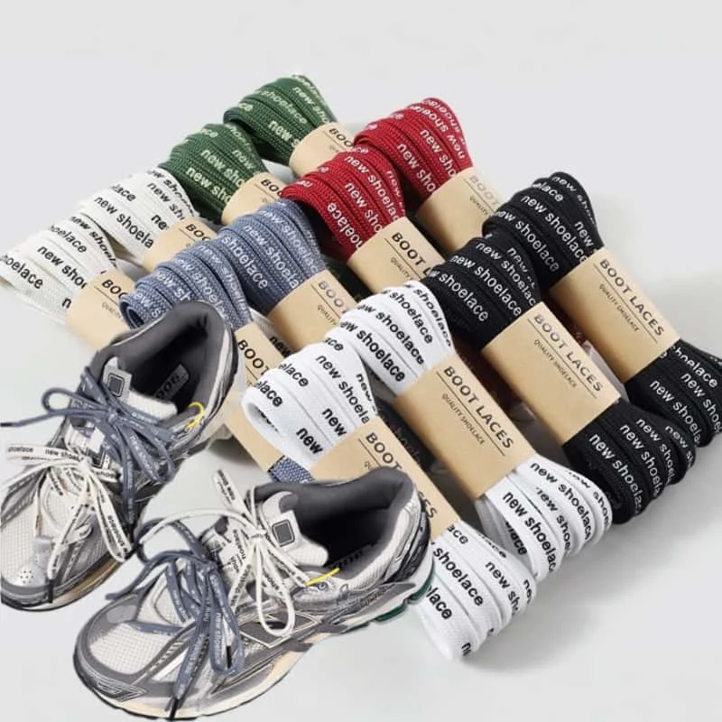 Letter Shoelaces Sneakers Fashion Flat Shoelace Canvas Casual Shoes laces 80/100/120/140/160CM Laces for Shoe Accesories unisex
