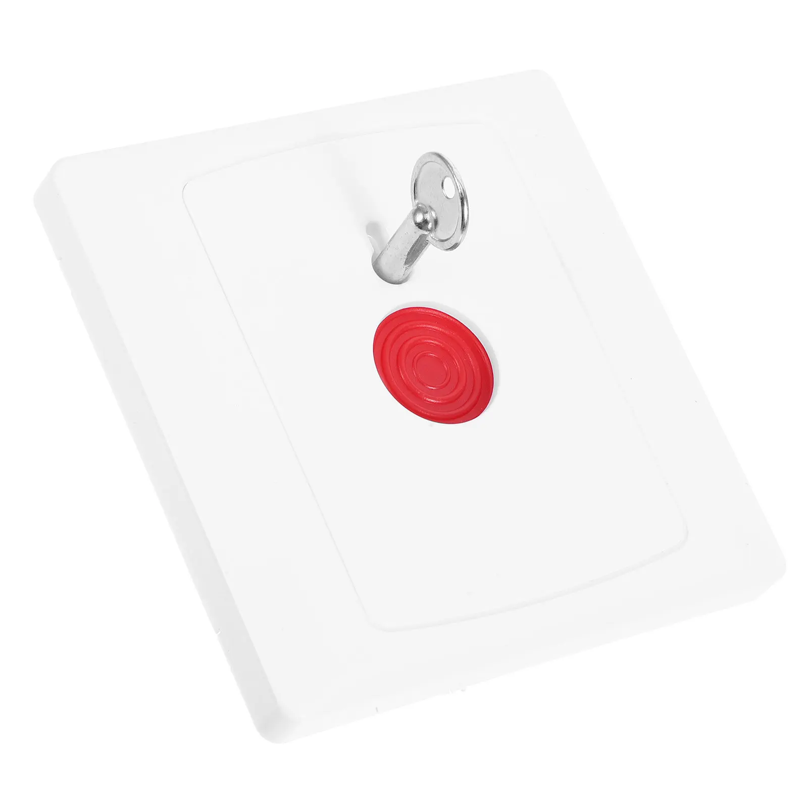 

Red Emergency Stop Push Button Switch Mushroom Head Waterproof Design One-Touch Alarm Trigger for Fall Assistance