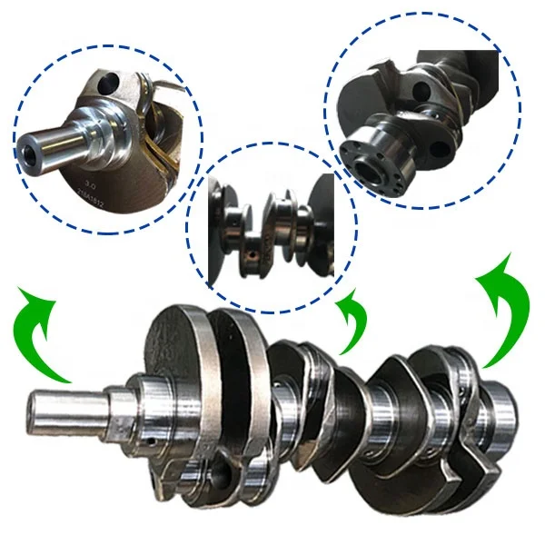 Casting alloy steel crankshaft for Landd Rover crankshaft Discovery 4 TDV6 2.7 L and  3.0 L