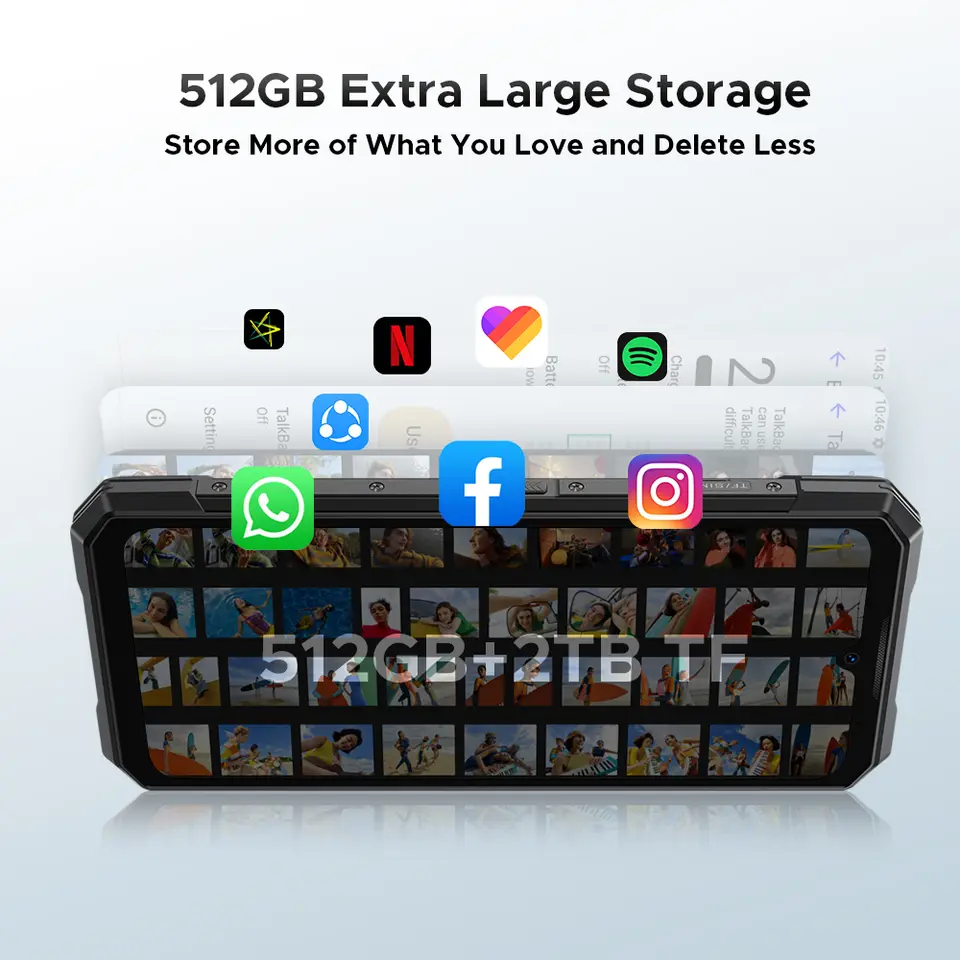 العرض الأول عالميًا لهاتف DOOGEE S200 Plus 5G الذكي المتين بمعالج Dimensity 7300 وشاشة خلفية 1.32 بوصة وذاكرة 12+512 جيجابايت وشاشة 6.72 بوصة وبطارية 10100 مللي أمبير في الساعة - 6
