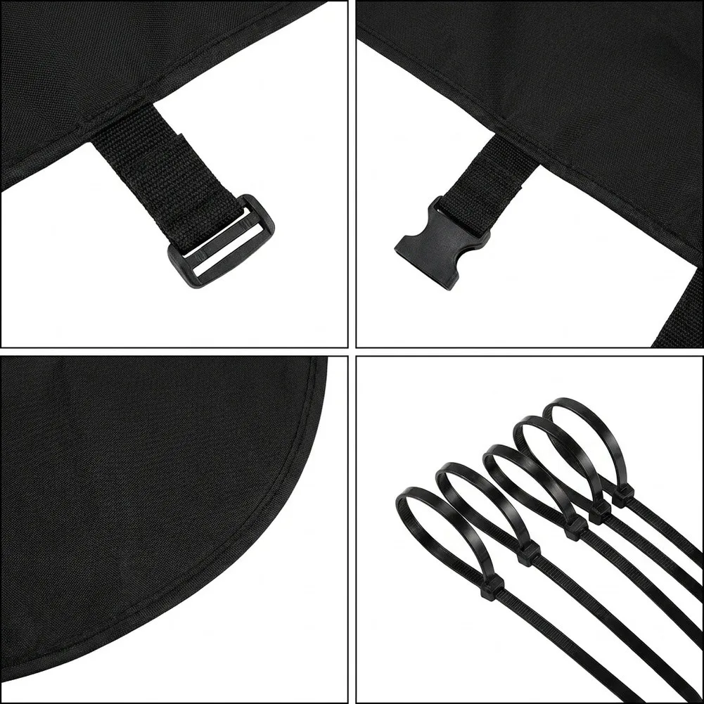 Replacement Collection Bag For Leaf Blower Oval Connector With 4 Fastening Straps Oxford Yard Debris Storage Pouch Garden Clean