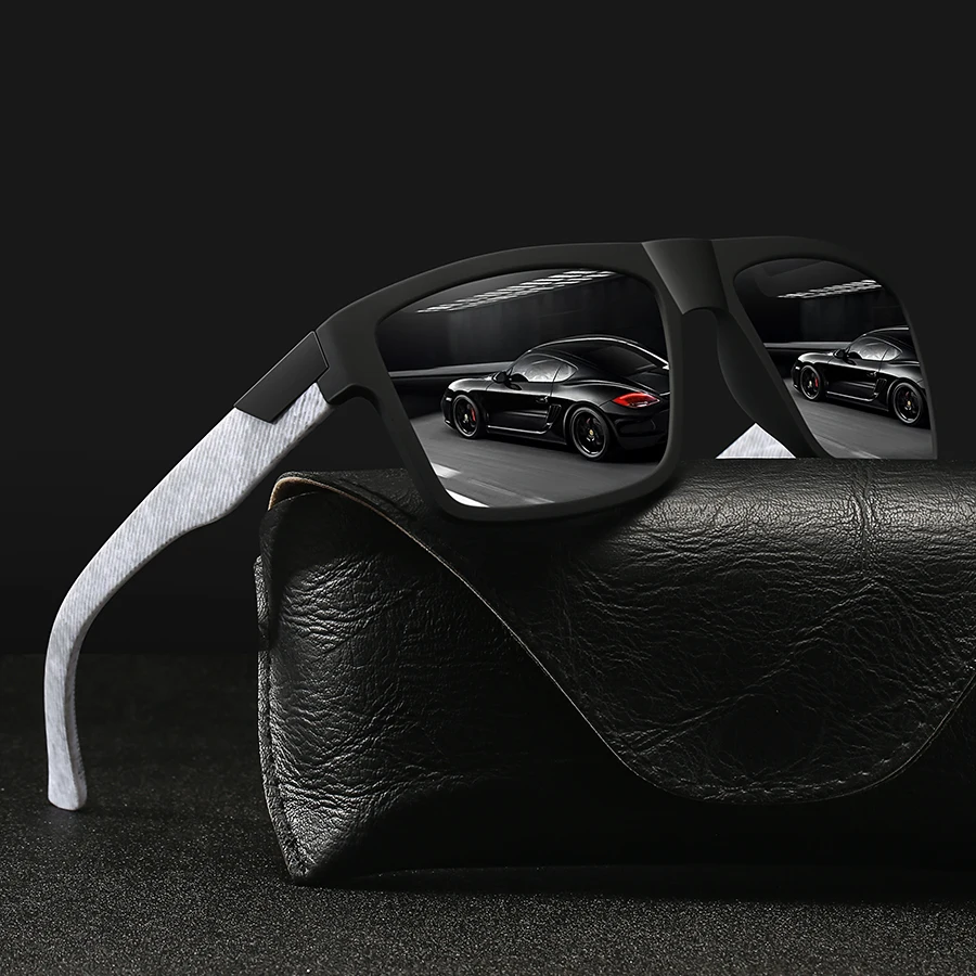 Modische Klassische Vintage Sonnenbrille mit Bunten Streifen für Männer und Frauen Angeln Fahren Luxus Marken Designer Sonnenbrillen