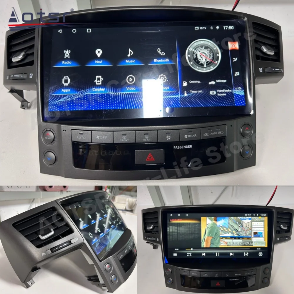 12.3 Inch Android Multimedia Radio For Lexus LX570 2008~2015 GPS Navigation Audio Unit Stereo Receiver Accesorios Auto Smart HD