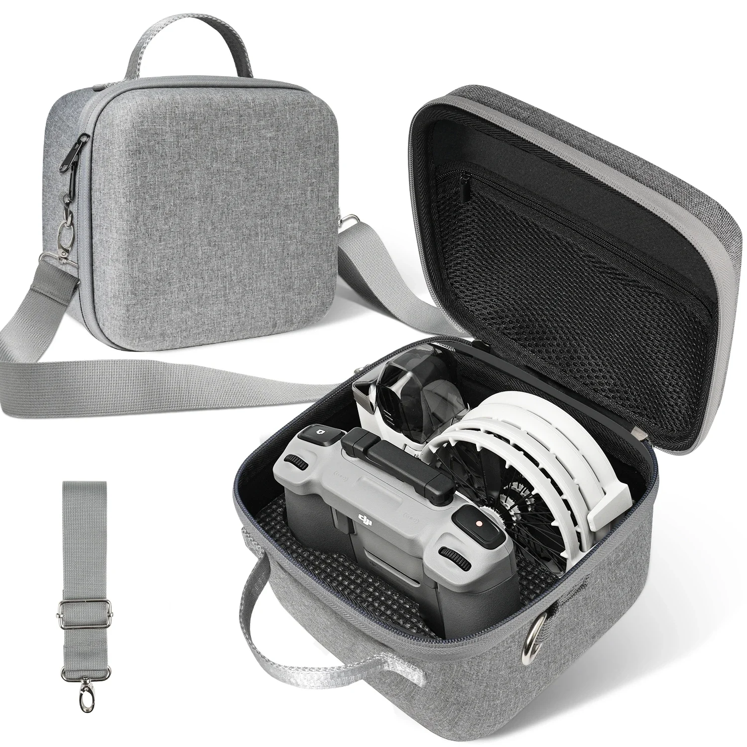 for DJI Flip Drone Case,Portable Storage Bag Flip Fly More Combo,Carrying Case with RC 2/N3 Remote,Intelligent Flight Battery