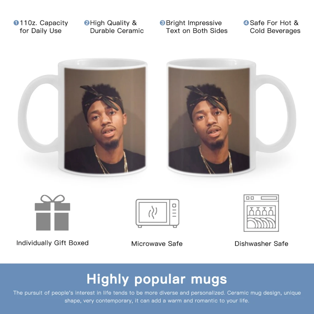 Chief Keef Rapper Vintage Free shipping Coffee Mug Custom Tea Cup Black Milk Beer Mugs Lovers Friends Gifts