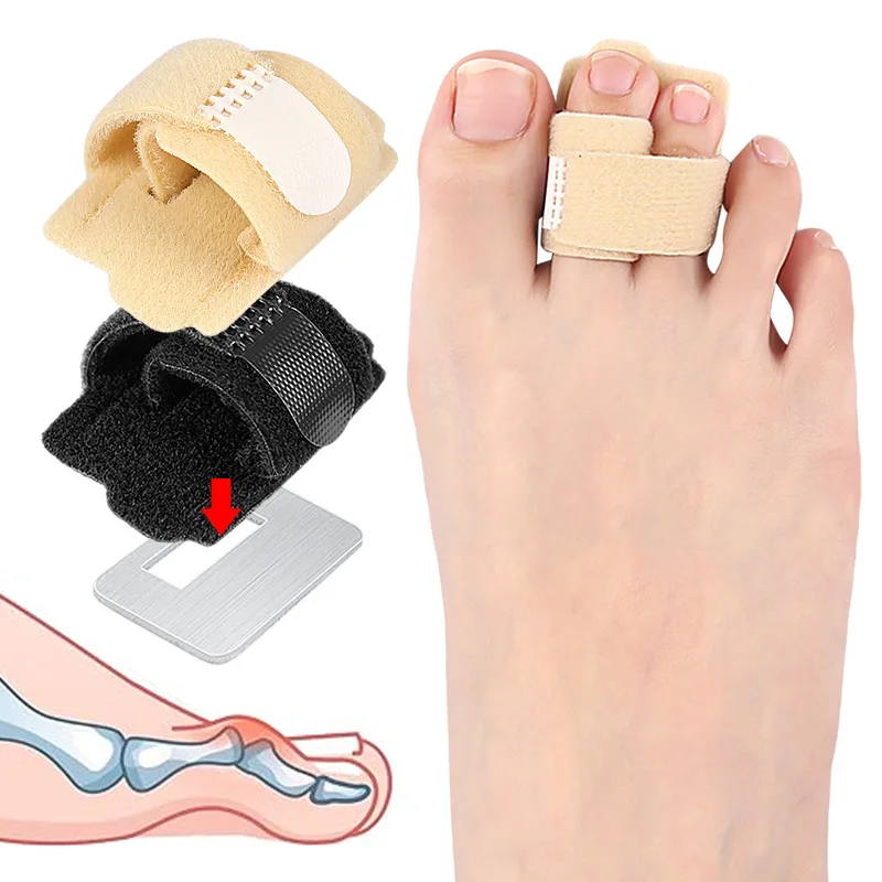 

Forefoot Pad Toe Eversion Toe Overlap Support Splint Strap Fixation Toe Care Brace