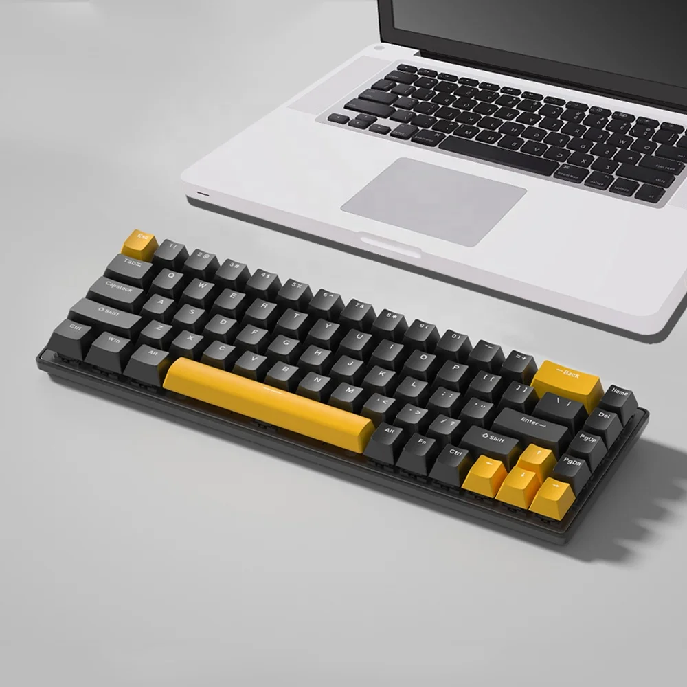 Mini clavier de jeu mécanique sans fil, lumière RVB, aste, nouveauté
