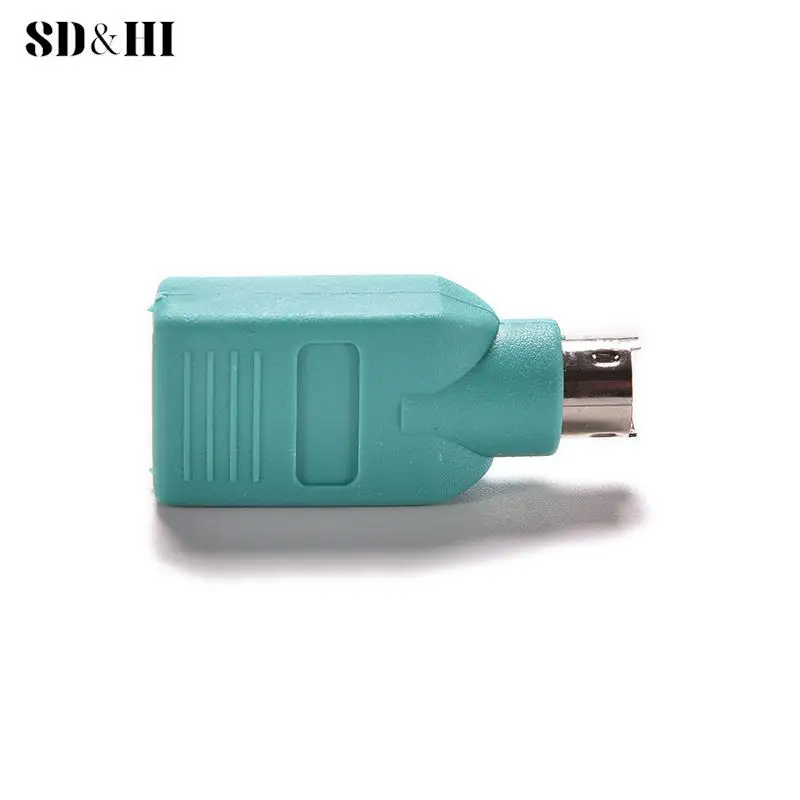 1PC  USB Female To PS2 PS/2 Male Converter Adapter Keyboard Mouse Mice Converter Male Adapter Computer Converter In Stock