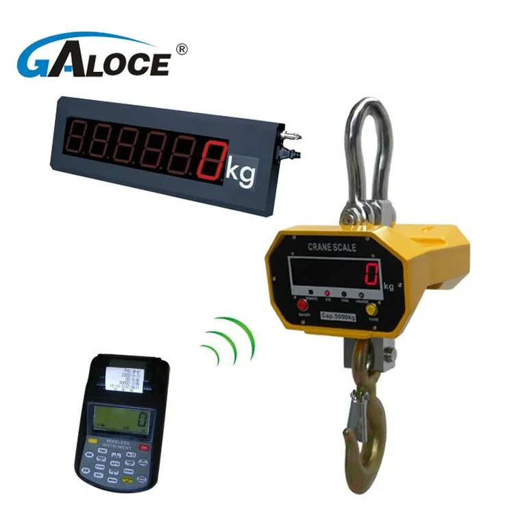 GSP910 Wireless Digital OCS Crane Scale 1000kg 5000kg