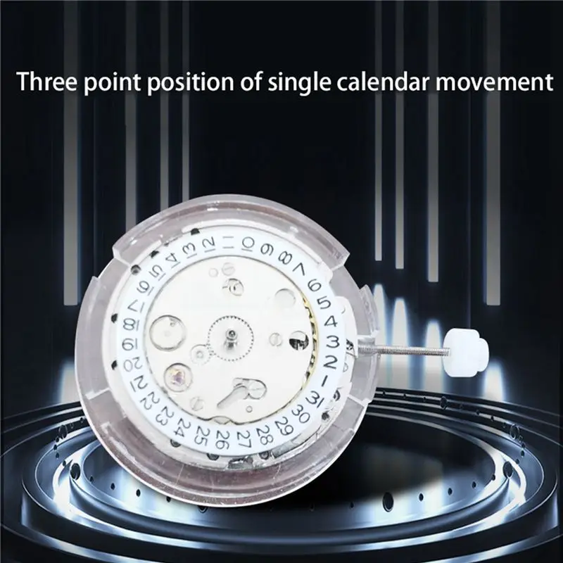 A32HOT-6X Watch Movement Calendar For 2813 Single Calendar 3 Hands Date At 3 O'clock Movement Automatic Mechanical Movement A