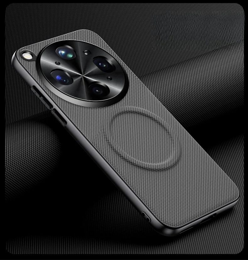 Leren beschermhoes voor OPPO Find X9 Ultra X9 Pro X8 Reno 15 Pro MAX 15F, compatibel met MagSafe draadloos opladen