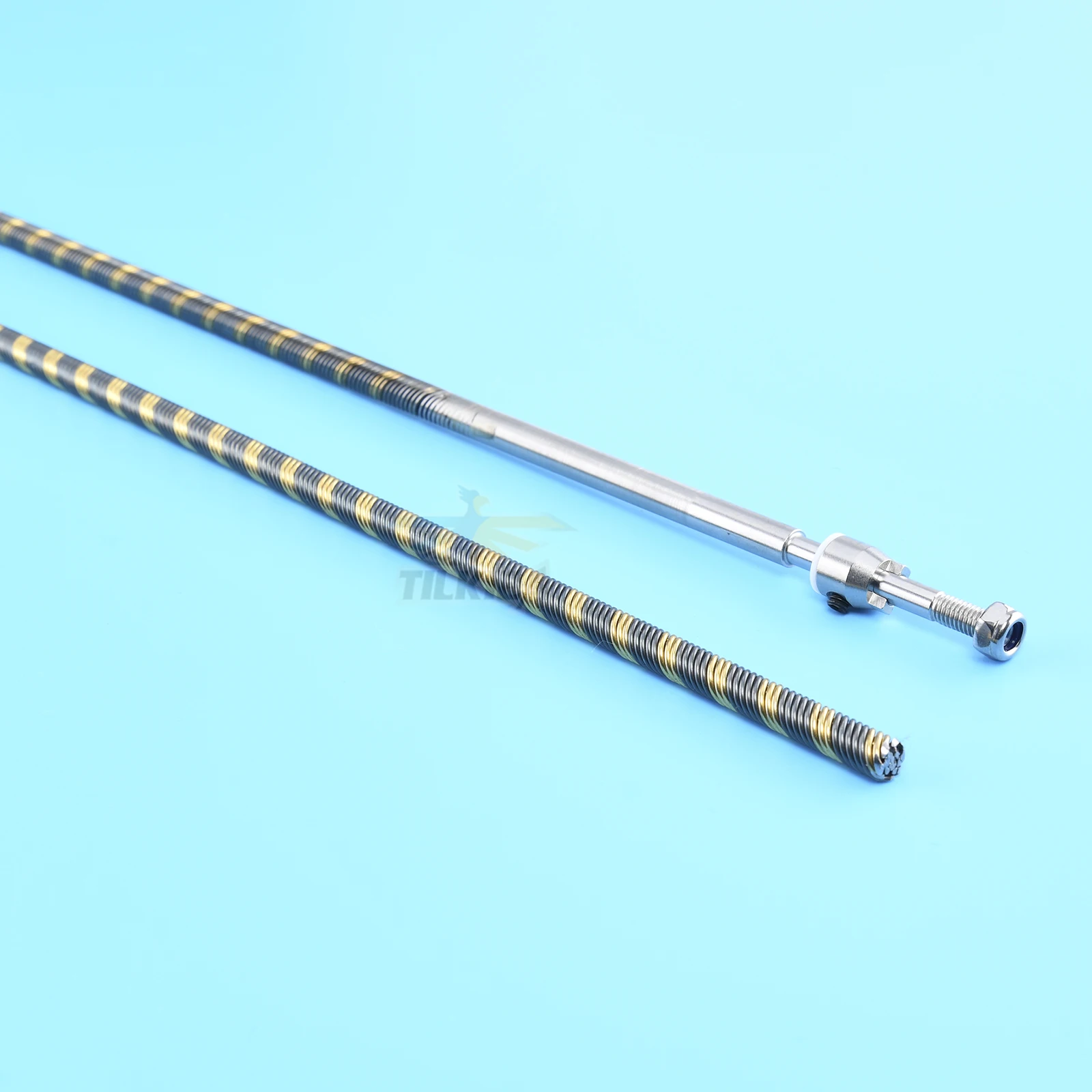 1 قطعة يسار/يمين 6.35 مللي متر 1/4 "رمح مرن إلى 4.76 مللي متر 3/16'' الدعامة رمح L حوالي 700/950 مللي متر الكابلات المرنة لقارب نيترو Rc الغاز