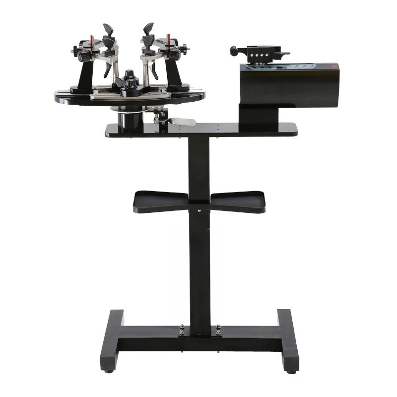 Vertical automatic computer wire drawing machine, threading machine net feather racket dual-purpose, with tools