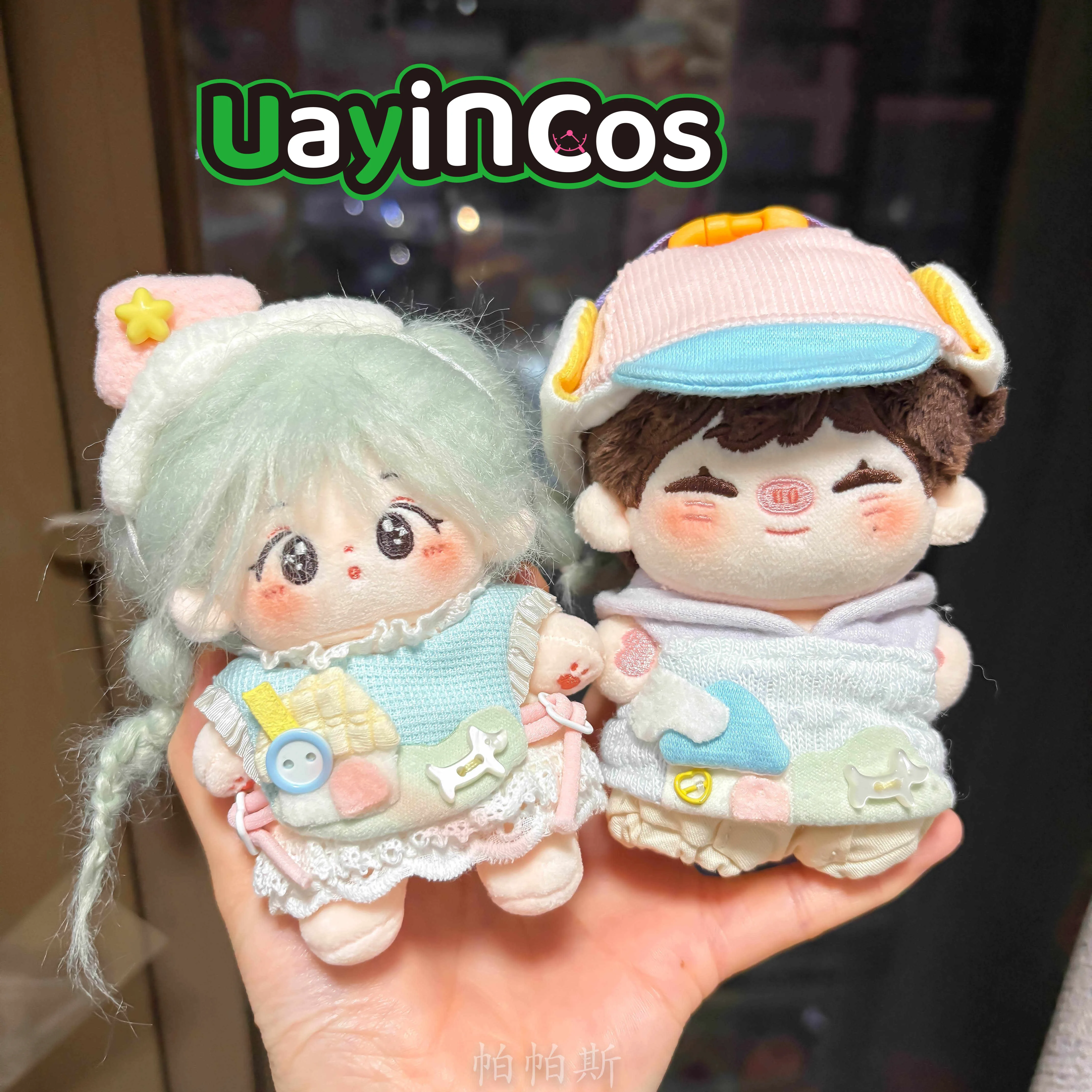 

10cm 15cm Doll Clothes Island Diary Cool Guy Cute Costume Suit Stuffed Plushies Doll Clothes Accessories Anime Game Toy Kids Gif