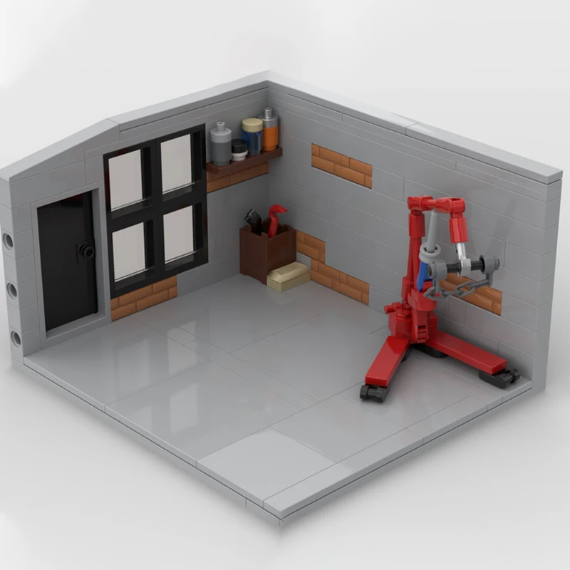 

129 шт. MOC гаражная секция 3 City Champions супер автомобиль развивающие строительные блоки Рождественский подарок обучающая игрушка мероприятия