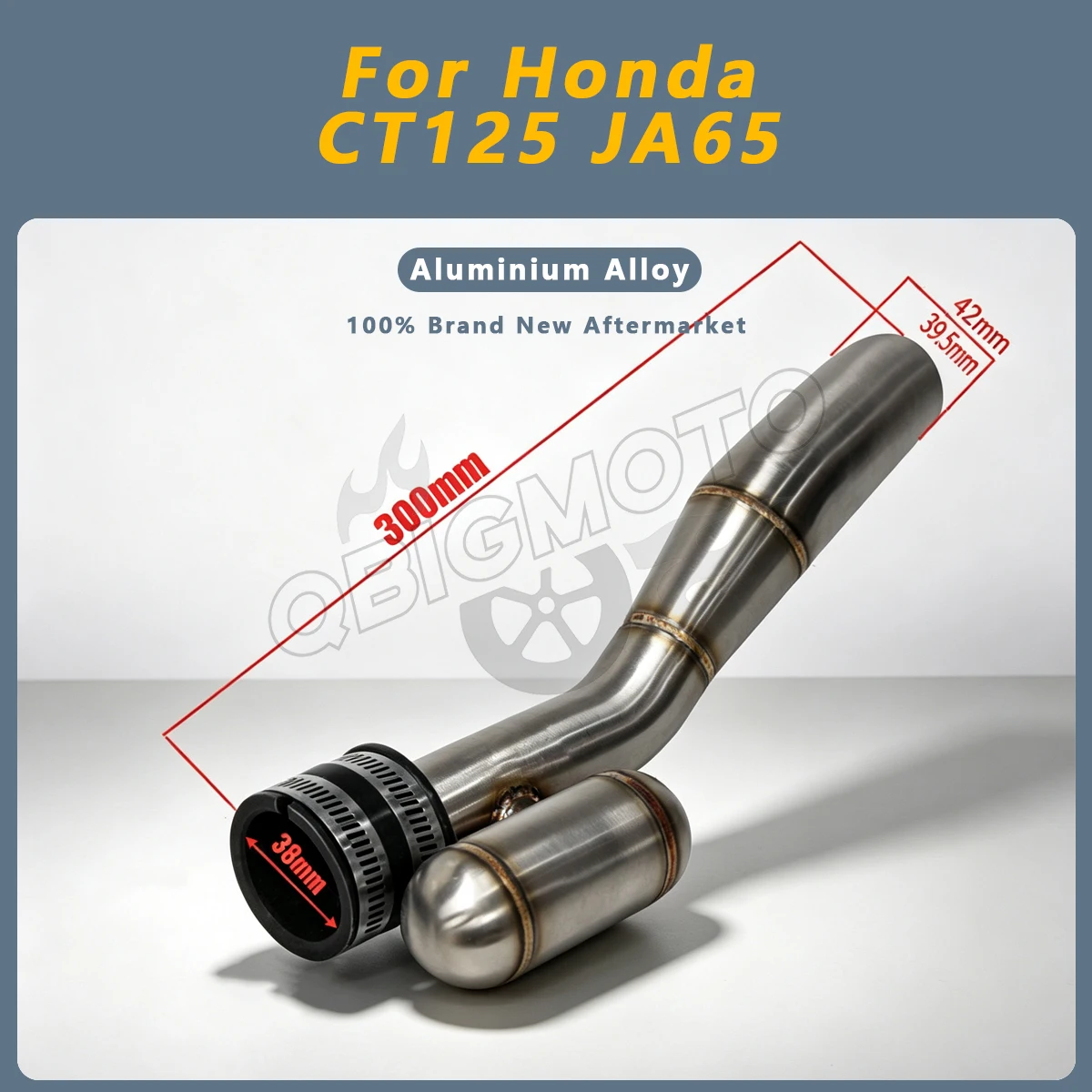 Motorcycle Air Intake pipe With Resonator Drum For Honda CT125 JA65 CT 125 CT-125 Air Cleaner Intake Tube Replacement Parts