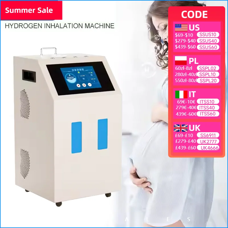 

H2 Inhaler Hydrogen Water Generator 3000ml Brown Gas Inhaler Medical Hydrogen Inhalation Machine for All People Deep Relaxation