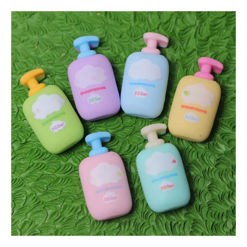 20/50/100PCS Kawaii Resin Simulation Shampoo Shower Gel Cabochon Mini Supermarket Daily Necessities Dollhouse Crafts Accessories