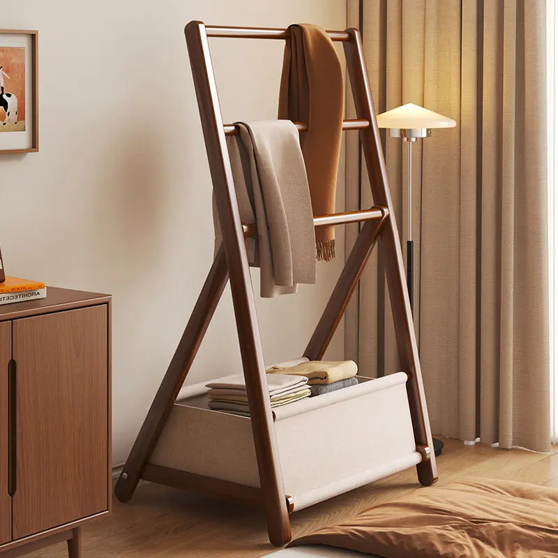 

Compact Storage Clothes Rack Hanger Display Wood Apartments Living Room Clothes Rack Drying Design Rack De Ropa Furniture Home