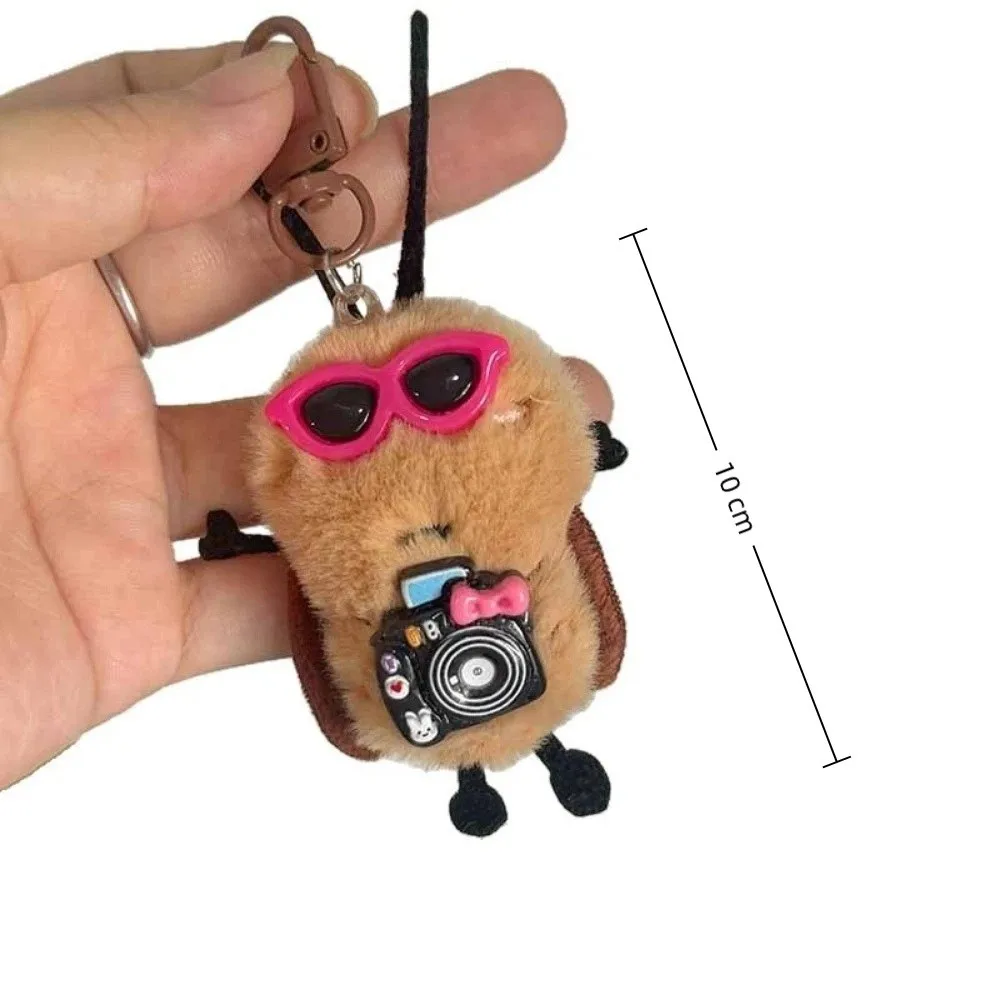 أفخم الصرصور المفاتيح الكرتون محشوة الحيوان على ظهره قلادة مفتاح السيارة حامل محشوة دمية كيرينغ متعة هدية الملحقات