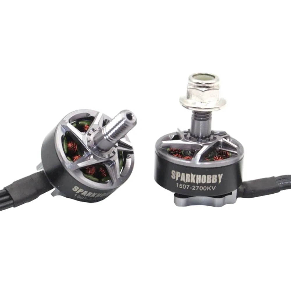 1507 2700KV 3750KV Brushless Motor 3-6S LiPo for 3 Inch Ducted Tiny Quadcopter Drone with 100mm Wire Racing Brushless Motor - view 6