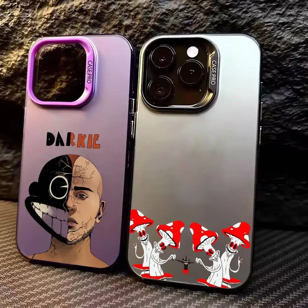 

Lil D-Darkie Rapper Phone Case For iPhone17,16,15,14,13,12,11 Plus,Pro Max Colored Silver Plated Inside Cover