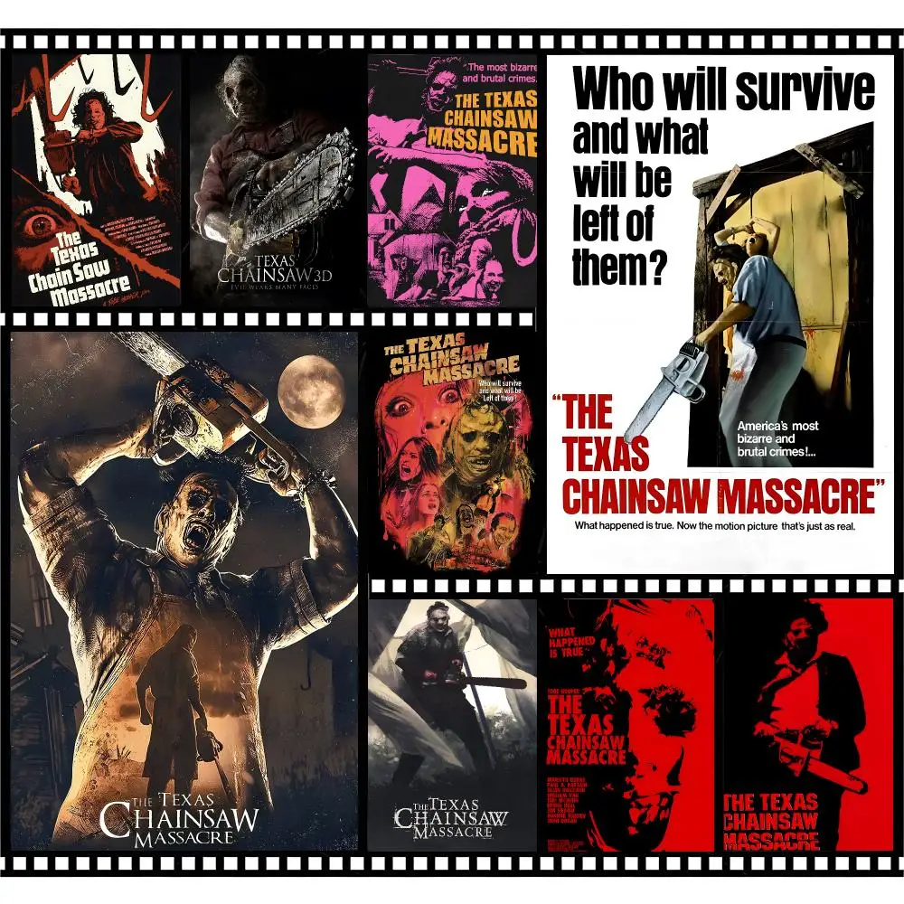 Movie Horror The Texas Chainsaw Massacre Poster Premium HD Decor Wall Art for Interior Room Makeover Home Accents Gift