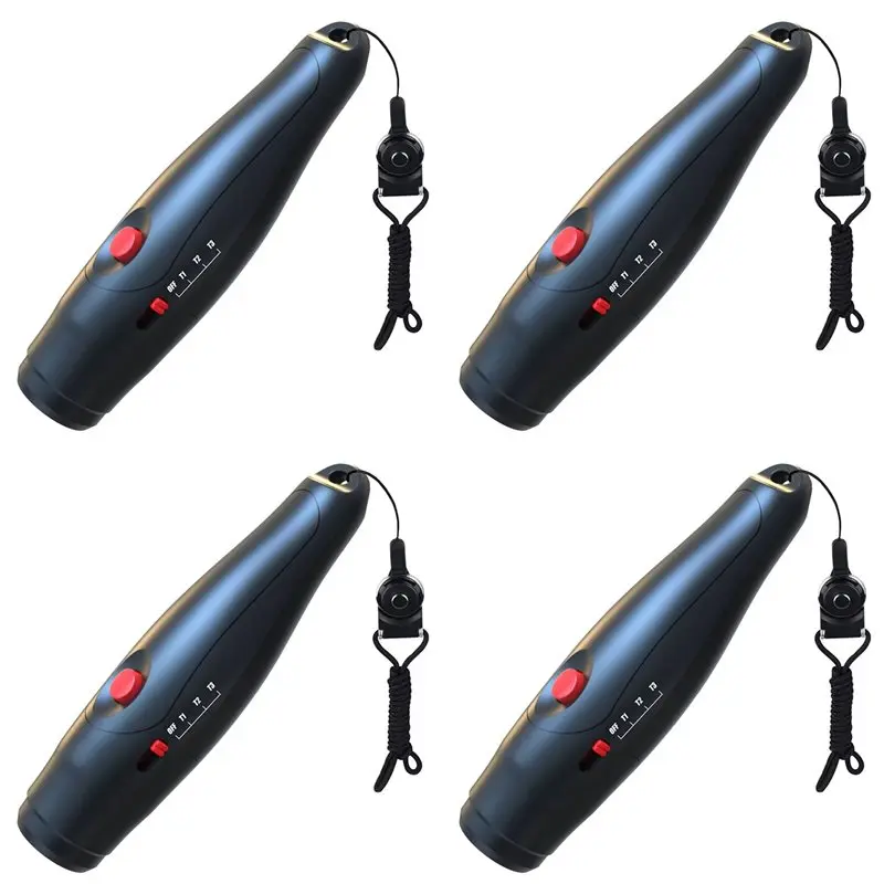 【SPECIAL】4X Electronic Whistle Coaches Whistle 3 Sound Effects Coaches Whistle With Lanyard School Teacher Whistle Sports Whistl