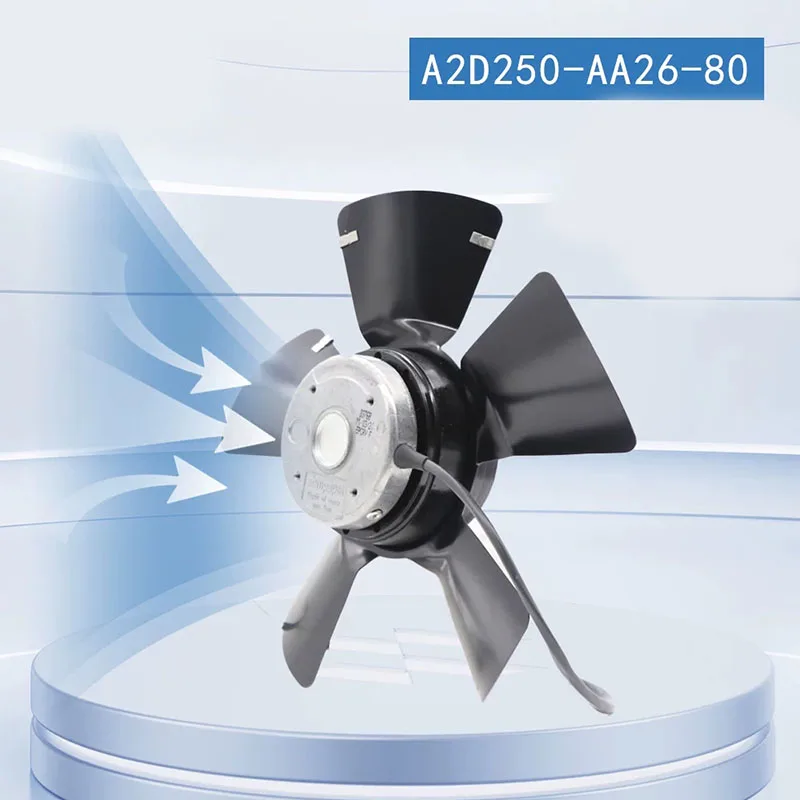 Original Cooling fan A2D250-AA26-80 400/480V Cooling and ventilation fan for spindle motor control cabinet