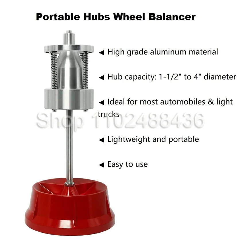 Car Truck Portable Hubs Wheel Tire Balancer Heavy Duty Rim Auto Repair Tools Portable car tire balancer