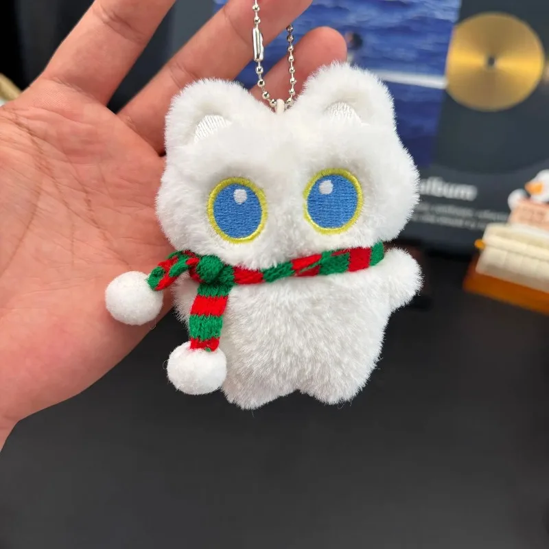 New Cute Black Cat Plush Toy Doll Small Pendant Cuddly Pillow Cushion Ins Black Cat Plush Toy Doll for Boy Girl Birthday Gifts - view 5