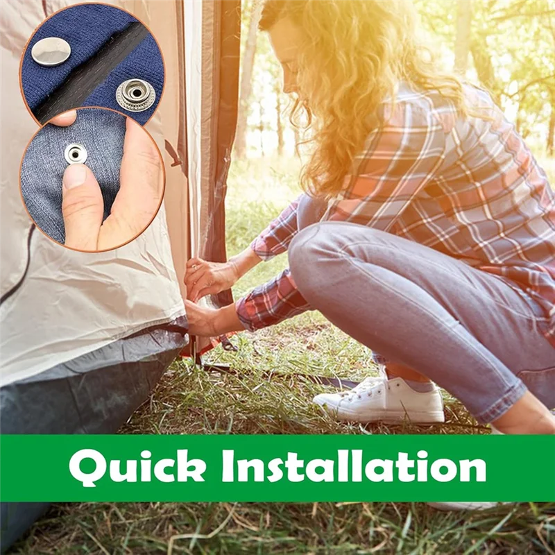 

A51M-Snap Kit Fastener Tools: Adjustable Snap Pliers For Fabric Boat Cover Canvas Repair Kit, Marine Snaps Stainless Steel