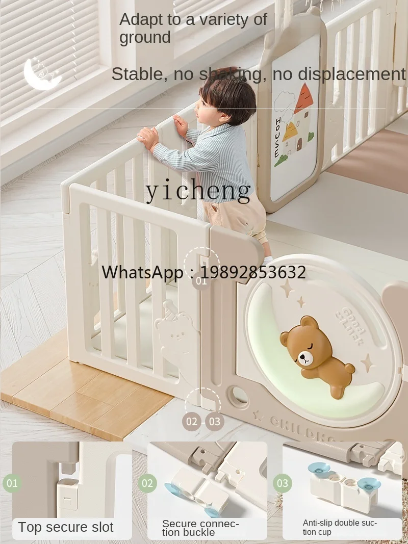 

ZZ Safety Toddler Baby Game Fence Ground Child Baby Crawling Mat Protective Grating