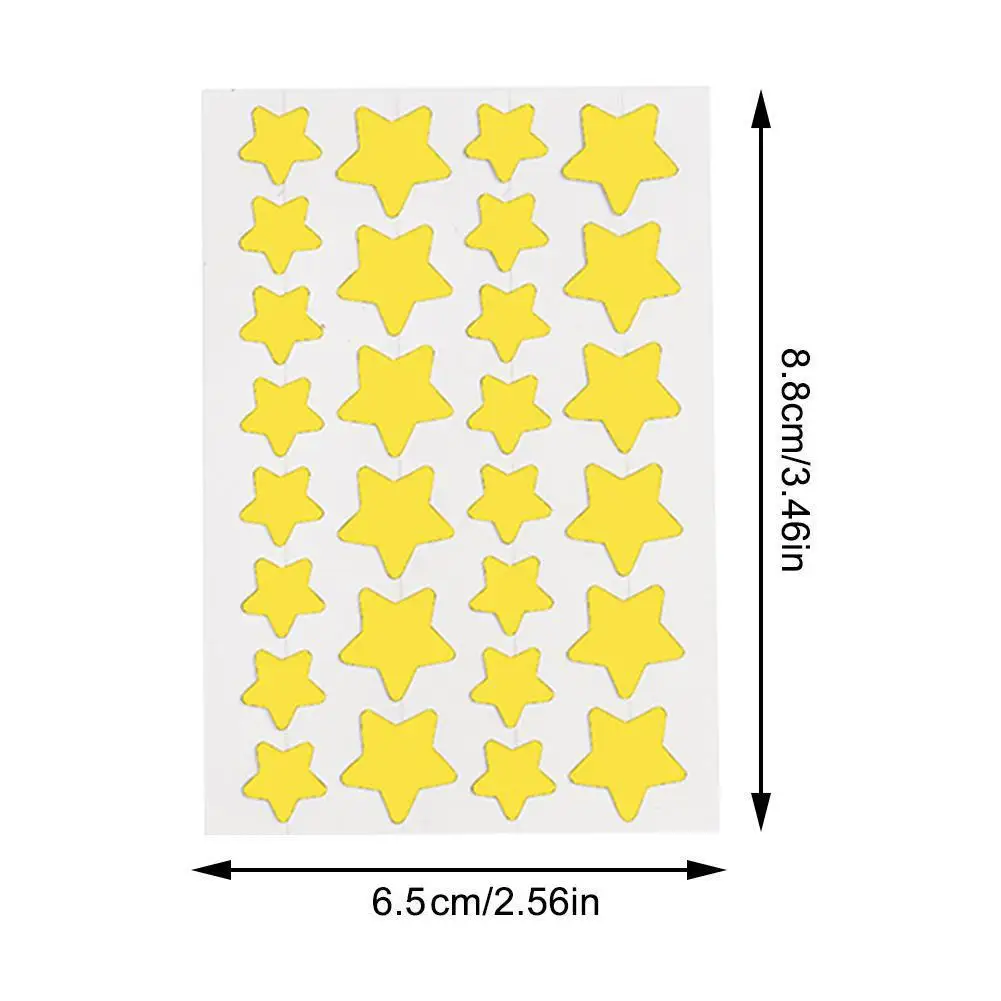 Star Pimple Patch Acne Adesivos Coloridos, Cuidados Com A Pele Invisível, Remoção De Corretivo Pimpel, Ferramentas De Maquiagem De Beleza, 140 Pcs por Conjunto