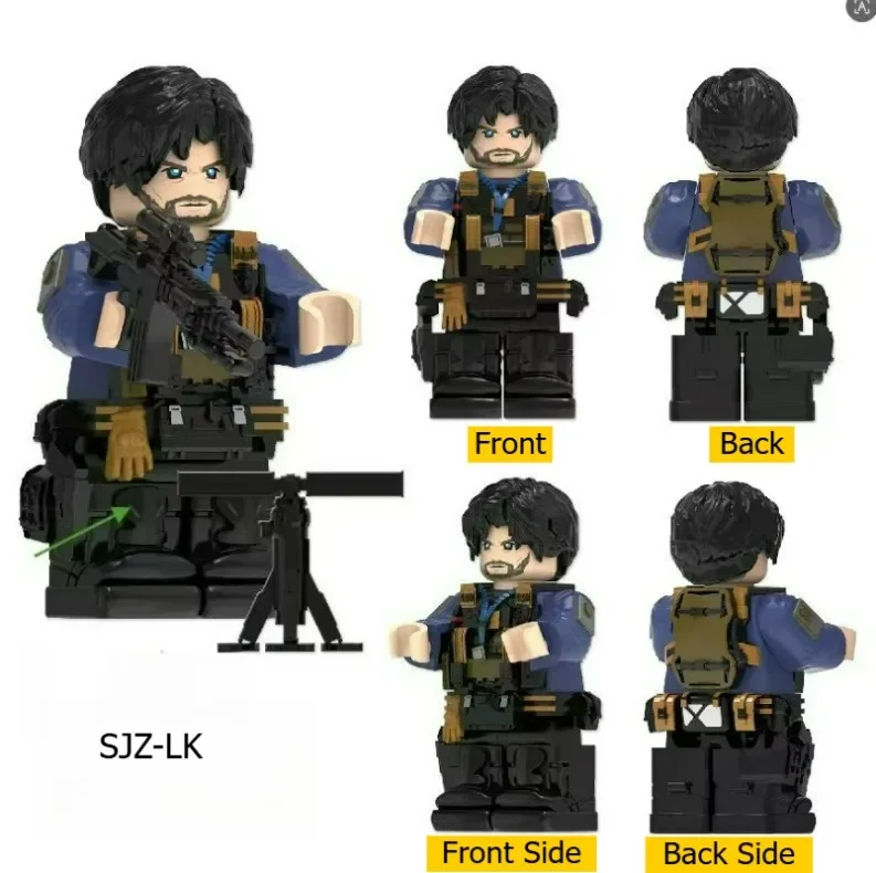 Mini-Militärthema Bausteine, Verschiedene Stile, Sturmtruppen-Actionfiguren, DIY-Bausteine-Modell-Ornamente – Detail 5