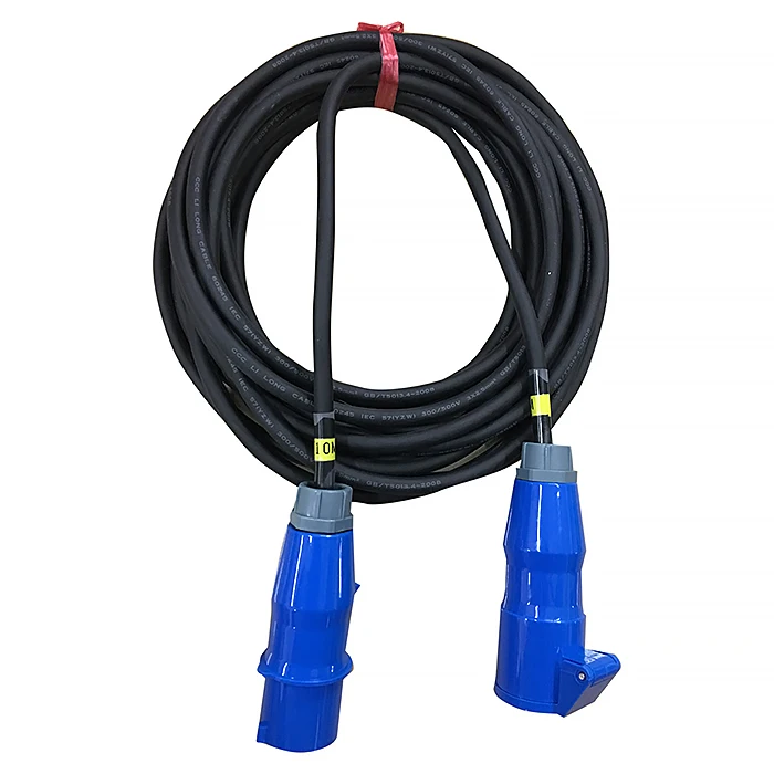 3*2.5mm2 power extension cable with cee 16a  male and female plug