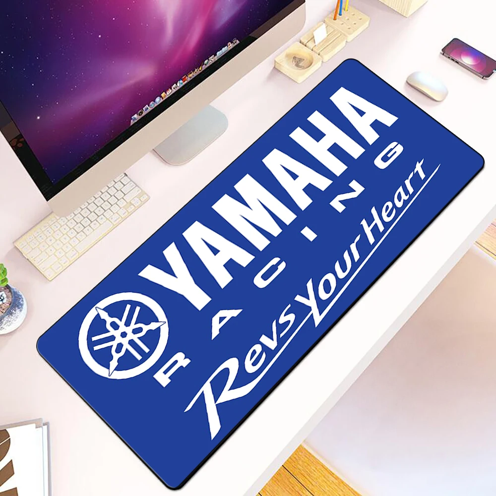 Hot motorcycle racing logo Mousepad HD Printing Computer Gamers Locking Edge Non-slip Mouse Pad XXL90x40cm Keyboard PC Desk Pad