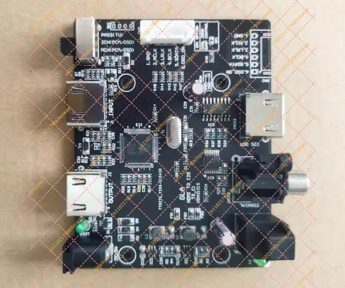HDMI Audio Extractor to I2S, 7.1 Channel DSD Coaxial Optical De-embedder Board