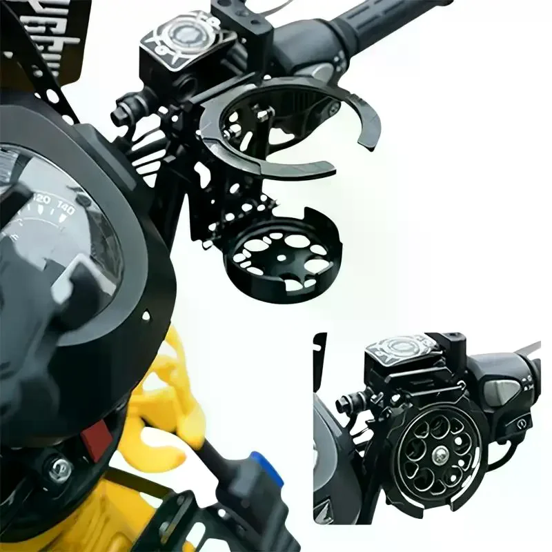 Motorcycle Electric Vehicle Folding Cup Holder With Sturdy Build And Anti Slip Design Perfect For Daily Riding Road Trips