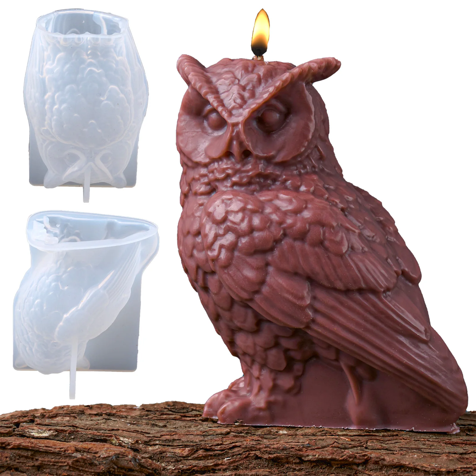 3D Printing Epoxy Resin - Cetakan Silikon Gipsum Lilin Aromaterapi Burung