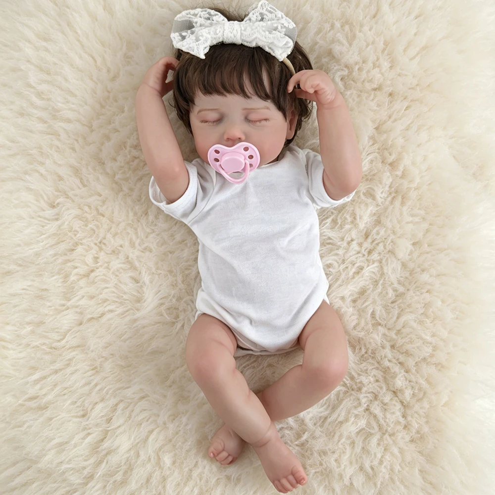 50cm-20-inch-cute-simulation-reborn-doll-girl-dress-up-game-lifelike-sleeping-baby-accompany-toy-children's-day-birthday-gift