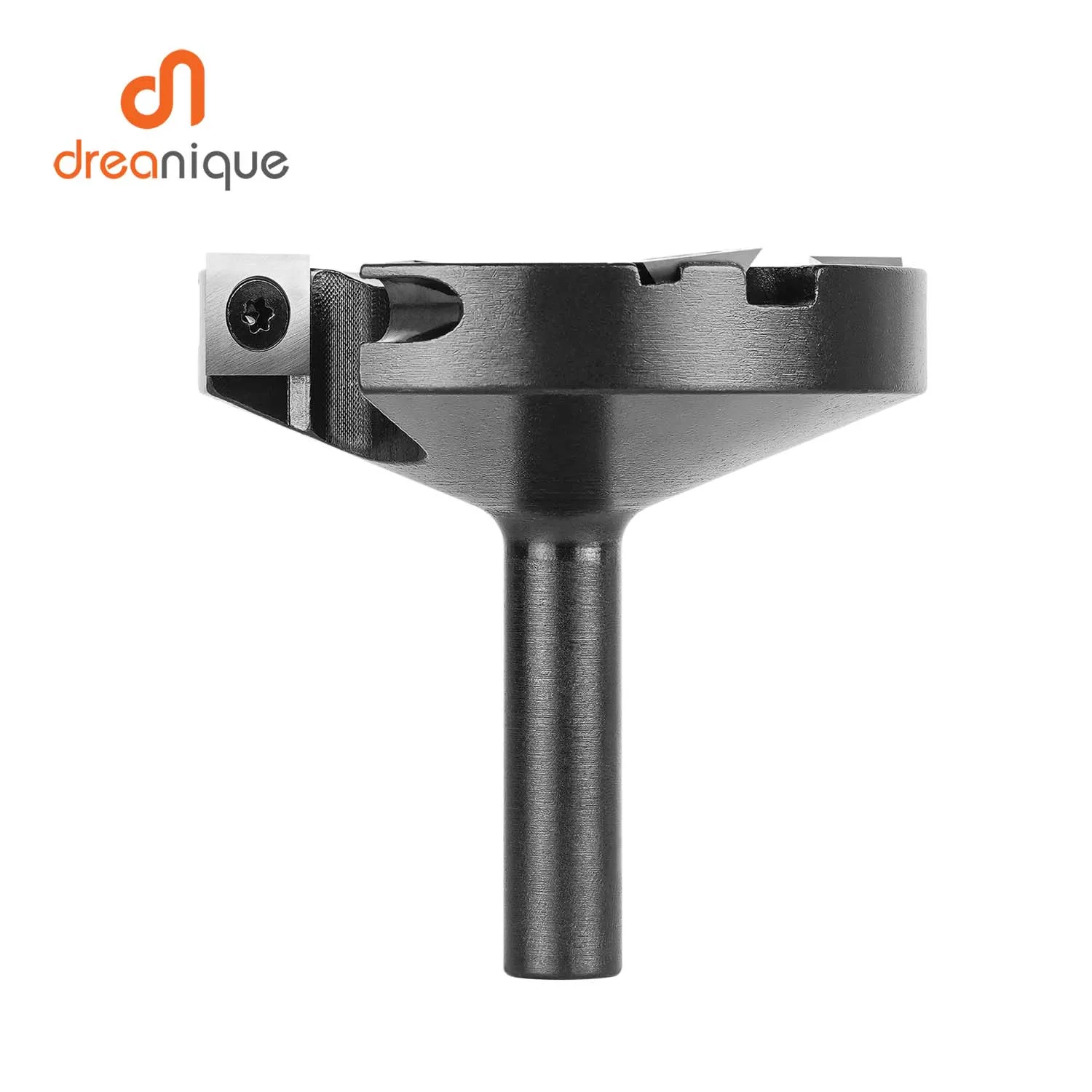 Imagem -02 - Dreanique Flauta Plaina de Madeira Bit 75 mm Diâmetro de Corte 12 Haste Cnc Spolboard Superfície Pandeiro Roteador Bit Inserção Laje de Carboneto