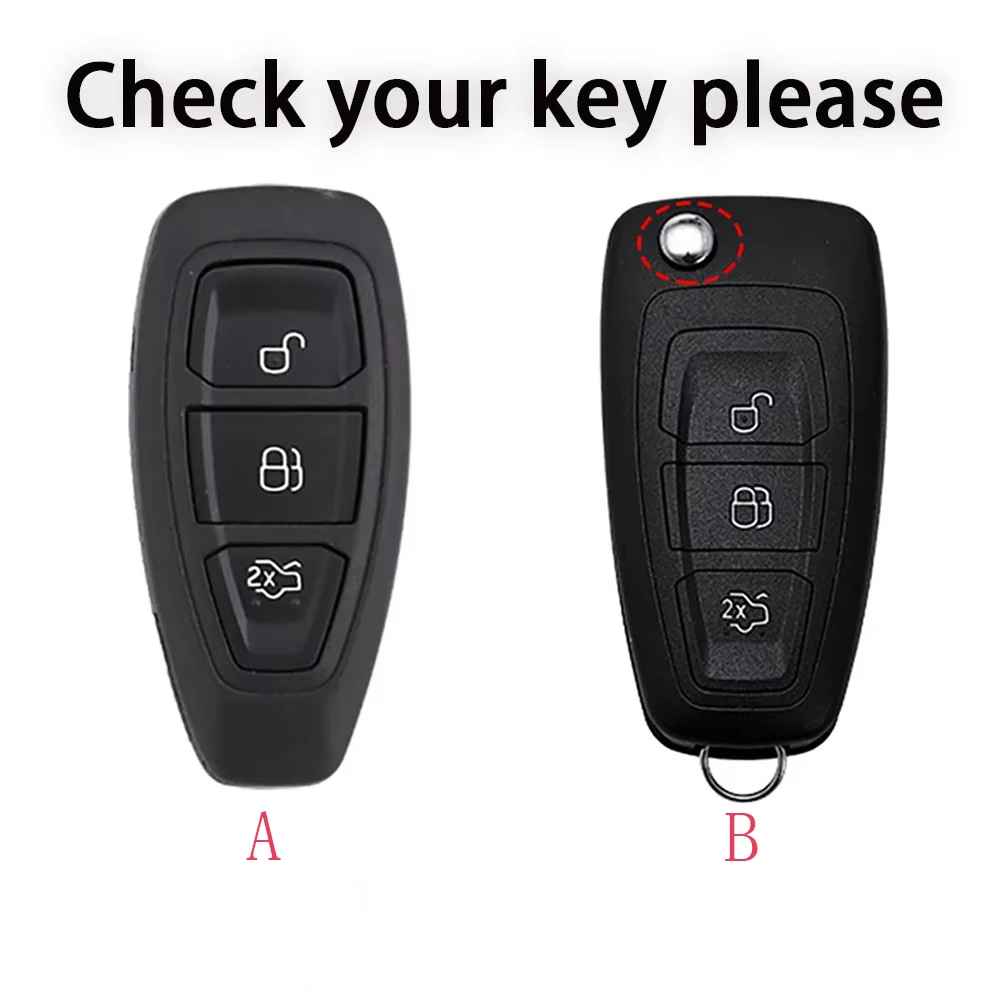 포드 C-맥스 S-맥스 에코스포츠 쿠가 이스케이프 피에스타 몬데오 포커스 2 3 MK3 ST RS 커스텀 자동차 키 케이스 커버 쉘 폴딩키 액세서리