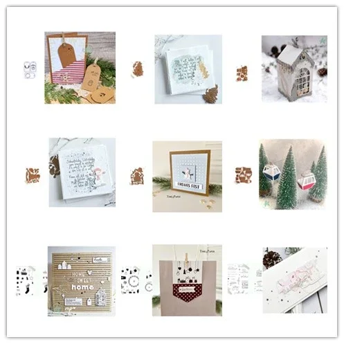 New Arrival Presell Christmas Dies and stamps for DIY Scrapbooking/photo album Decorative Embossing DIY Paper Cards