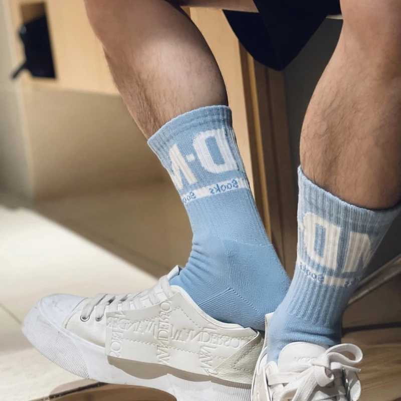 

Socks Men Basketball Calcetines Crew Thicker Cotton Men Socks Sport Breathable Meias Harajuku Men Cycling Socks Compression