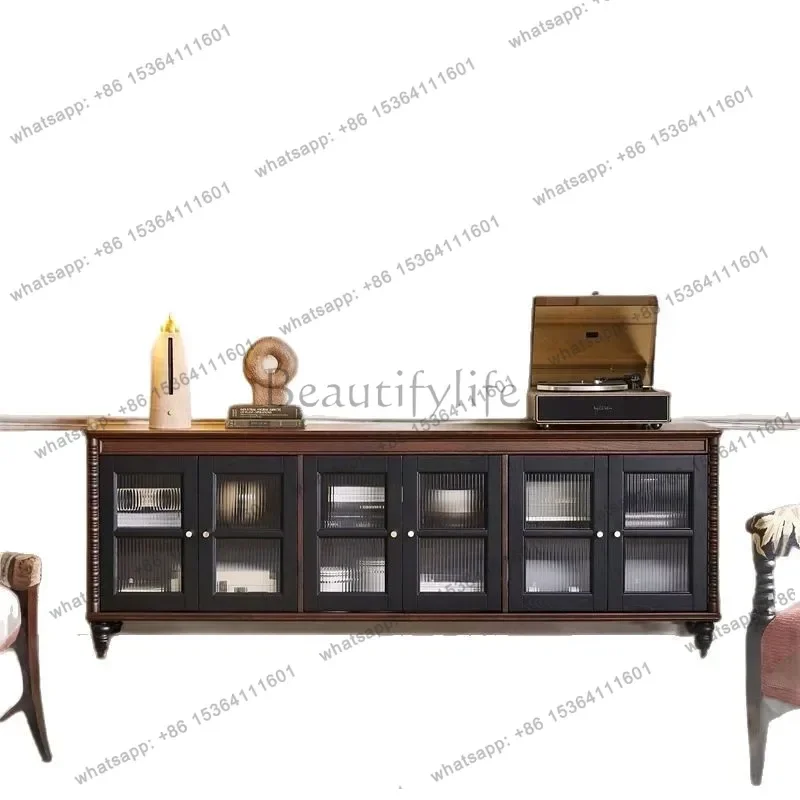 Best Sellers French Retro Solid TV Stands Living Coffee Table American TV Stands Storage Luxury High-end Feel Home Furniture Ein